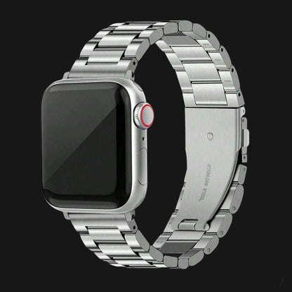 Silver SteelFlex Apple Watch Straps