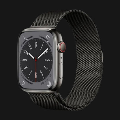 Black SteelFlex Apple Watch Strap