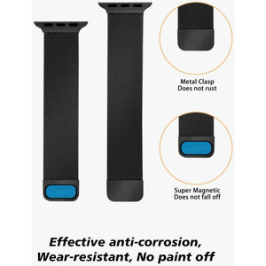 Black SteelFlex Apple Watch Strap