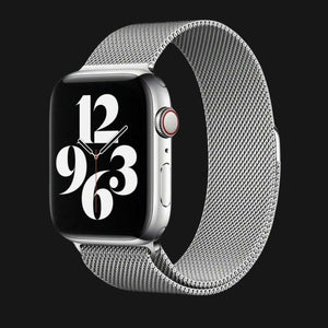 Silver SteelFlex Apple Watch Strap