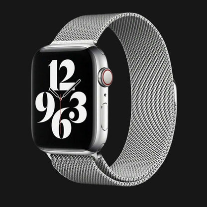 Silver SteelFlex Apple Watch Strap