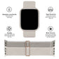 Grey & Light Grey DoubleSet Nylon Apple Watch Straps