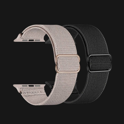 Pink & Black DoubleSet Nylon Apple Watch Straps
