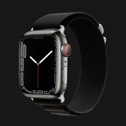 Black Nylon Apple Watch Strap