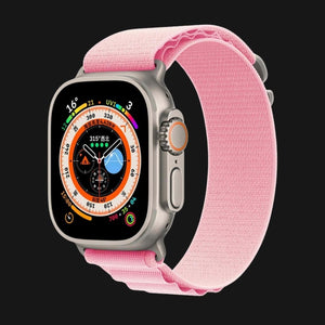 Pink Nylon Pro Apple Watch Straps