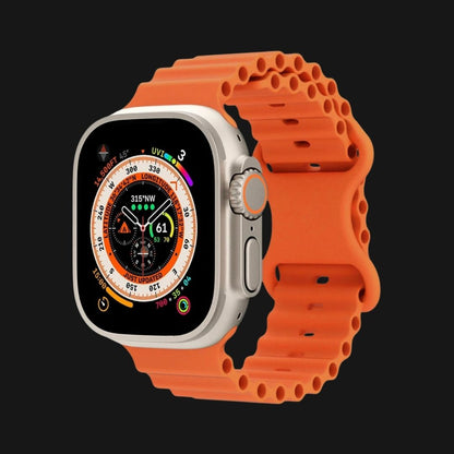 Orange AdventureFlex Silicone Apple Watch Strap