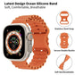 Orange AdventureFlex Silicone Apple Watch Strap