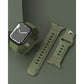 Army GreenFlex Silicone Apple Watch Straps
