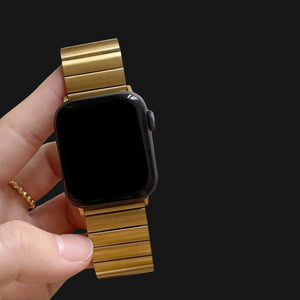 Gold SmoothSteel Apple Watch Strap