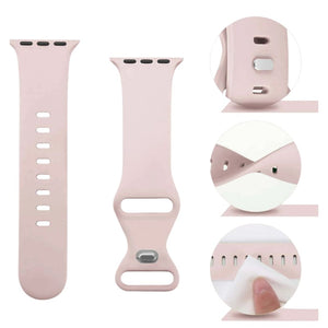 Salty PinkFlex Silicone Apple Watch Straps