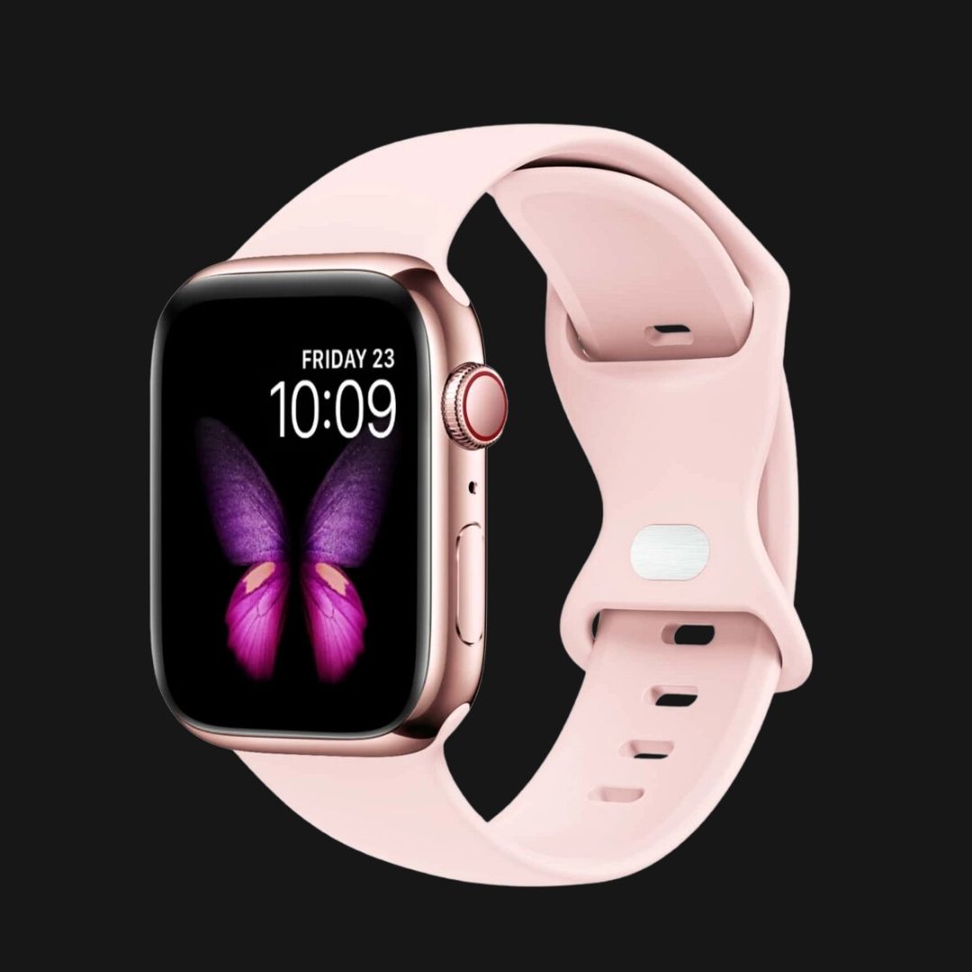 PinkFlex Silicone Apple Watch Straps