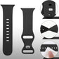 BlackFlex Silicone Apple Watch Straps