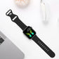 BlackFlex Silicone Apple Watch Straps