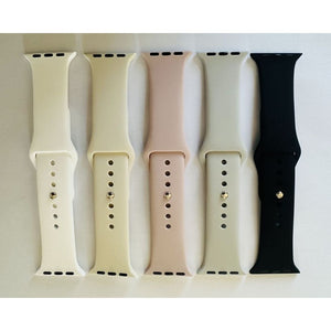 5pc Multipack Silicone Apple Watch Straps