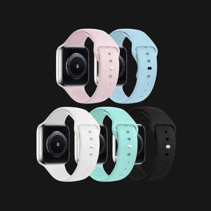 5pc MultiPack Silicone Apple Watch Straps