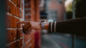 Silver SteelFlex Apple Watch Strap