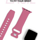 5pc Multipack Silicone Apple Watch Straps
