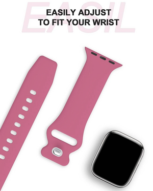 5pc Multipack Silicone Apple Watch Straps